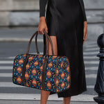 Indian Floral Paisley Pattern Print Duffle Bag