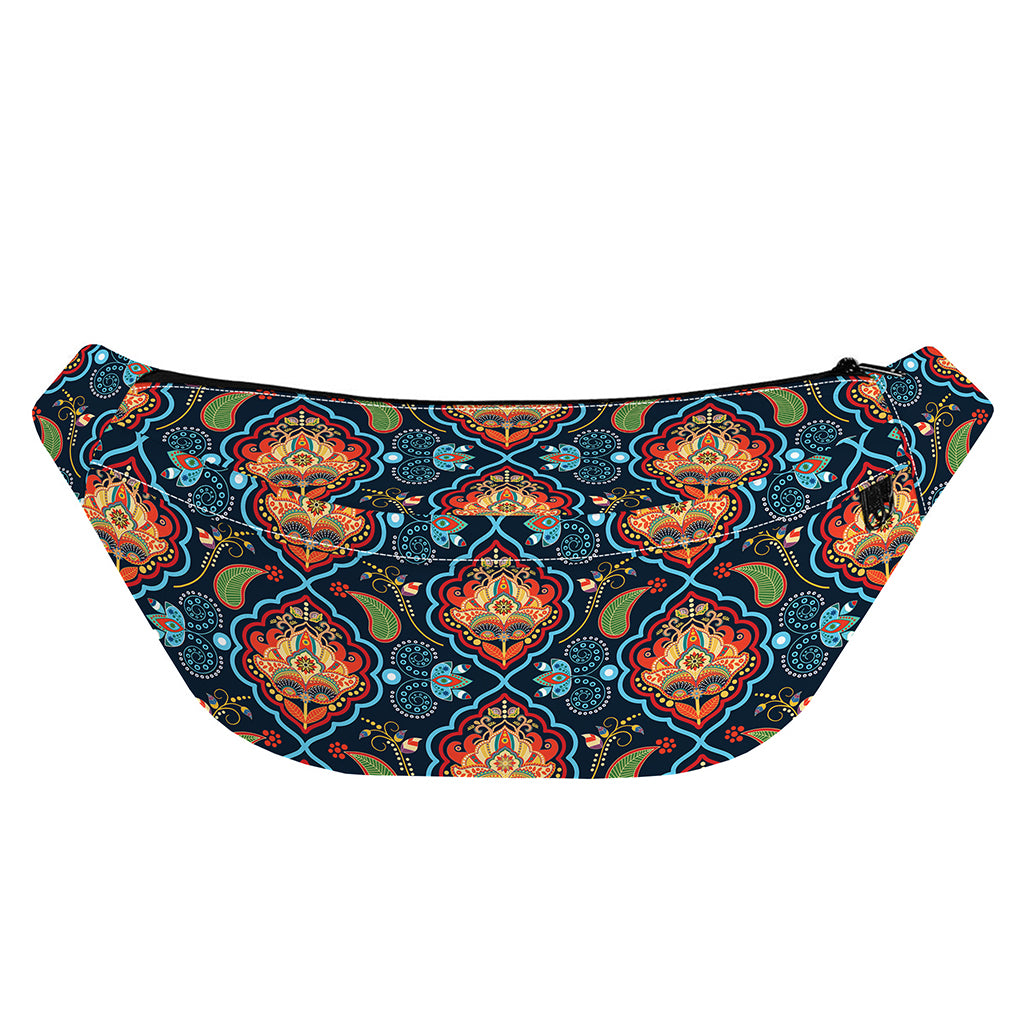 Indian Floral Paisley Pattern Print Fanny Pack