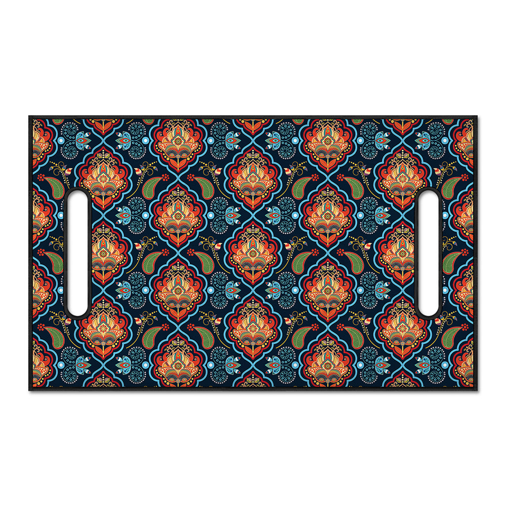 Indian Floral Paisley Pattern Print Golf Cart Seat Cover