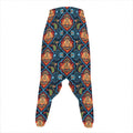 Indian Floral Paisley Pattern Print Hammer Pants