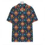 Indian Floral Paisley Pattern Print Hawaiian Shirt
