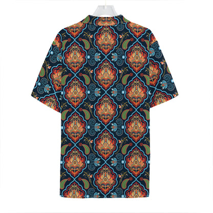 Indian Floral Paisley Pattern Print Hawaiian Shirt