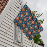 Indian Floral Paisley Pattern Print House Flag