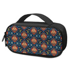 Indian Floral Paisley Pattern Print Insulin Cooler Travel Case
