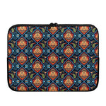 Indian Floral Paisley Pattern Print Laptop Sleeve