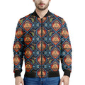 Indian Floral Paisley Pattern Print Men's Bomber Jacket