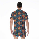 Indian Floral Paisley Pattern Print Men's Rompers