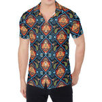 Indian Floral Paisley Pattern Print Men's Shirt