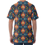 Indian Floral Paisley Pattern Print Men's Velvet T-Shirt
