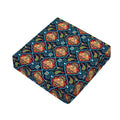 Indian Floral Paisley Pattern Print Outdoor Seat Cushion Cover