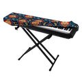 Indian Floral Paisley Pattern Print Piano Keyboard Cover