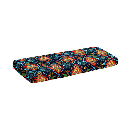 Indian Floral Paisley Pattern Print Piano Keyboard Cover