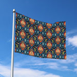 Indian Floral Paisley Pattern Print Polyester Flag