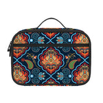 Indian Floral Paisley Pattern Print Portable Lunch Bag