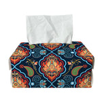 Indian Floral Paisley Pattern Print Rectangle Tissue Box Cover
