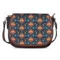 Indian Floral Paisley Pattern Print Saddle Bag