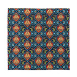 Indian Floral Paisley Pattern Print Silk Bandana