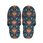Indian Floral Paisley Pattern Print Slippers