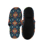 Indian Floral Paisley Pattern Print Slippers