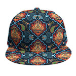 Indian Floral Paisley Pattern Print Snapback Cap