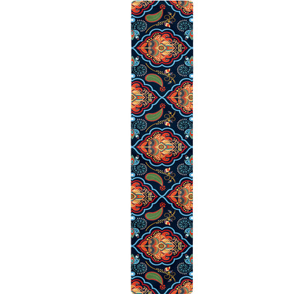 Indian Floral Paisley Pattern Print Table Runner