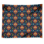 Indian Floral Paisley Pattern Print Tapestry