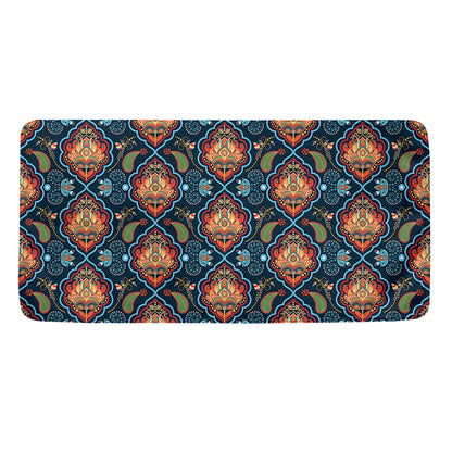 Indian Floral Paisley Pattern Print Towel