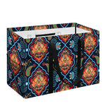Indian Floral Paisley Pattern Print Utility Tote Bag