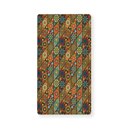 Indian Floral Patchwork Pattern Print Baby Crib Sheet