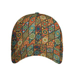 Indian Floral Patchwork Pattern Print Baseball Cap