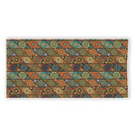 Indian Floral Patchwork Pattern Print Beach Towel