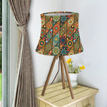 Indian Floral Patchwork Pattern Print Bell Lamp Shade