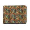 Indian Floral Patchwork Pattern Print Bifold Wallet