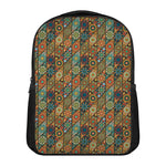 Indian Floral Patchwork Pattern Print Casual Backpack