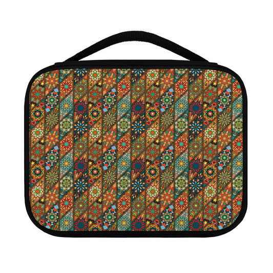 Indian Floral Patchwork Pattern Print Classic Bible Case