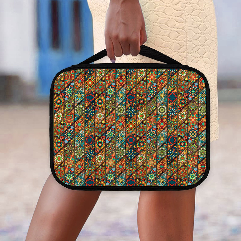 Indian Floral Patchwork Pattern Print Classic Bible Case