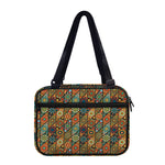 Indian Floral Patchwork Pattern Print Double Strap Bible Bag