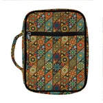 Indian Floral Patchwork Pattern Print Front Pocket Bible Bag