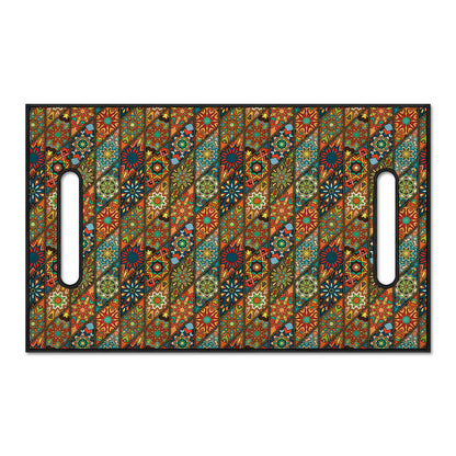 Indian Floral Patchwork Pattern Print Golf Cart Seat Cover