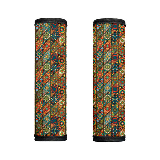 Indian Floral Patchwork Pattern Print Handle Covers