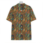 Indian Floral Patchwork Pattern Print Hawaiian Shirt