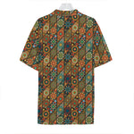 Indian Floral Patchwork Pattern Print Hawaiian Shirt
