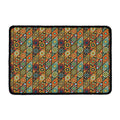 Indian Floral Patchwork Pattern Print Kitchen Mat