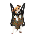 Indian Floral Patchwork Pattern Print Pet Carrier Backpack
