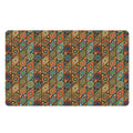 Indian Floral Patchwork Pattern Print Polyester Doormat