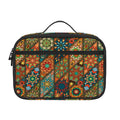 Indian Floral Patchwork Pattern Print Portable Lunch Bag