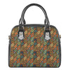 Indian Floral Patchwork Pattern Print Shoulder Handbag