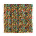 Indian Floral Patchwork Pattern Print Silk Bandana