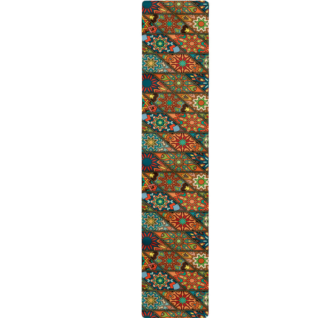 Indian Floral Patchwork Pattern Print Table Runner