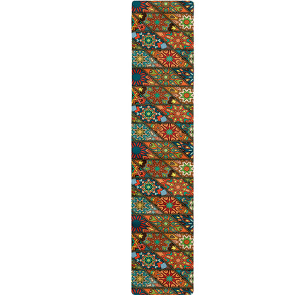 Indian Floral Patchwork Pattern Print Table Runner